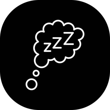 Projeniz için vektör uyku simgesi