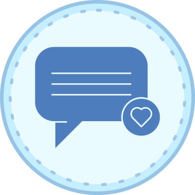 Sohbet yorum simgesi - özet biçimi