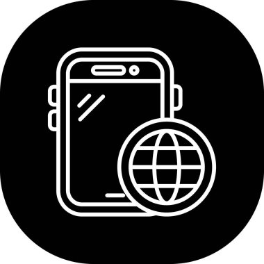 Vektör Mobil simge illüstrasyonu