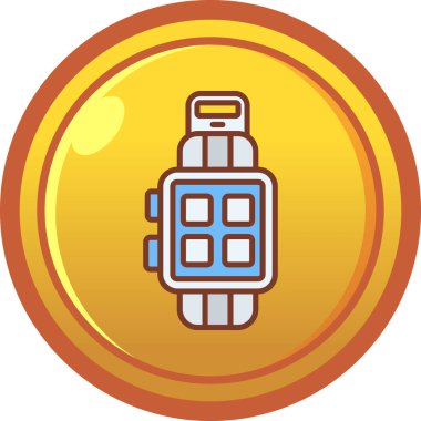 Akıllı saat simgesi. Karikatür akıllı izle vektör simgesi beyaz arka plan üzerinde izole web tasarımı için