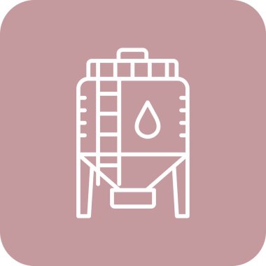 Yağ. Web simgesi basit illüstrasyon