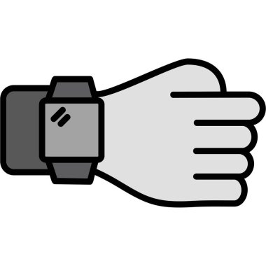 smartwatch simge vektör çizimi