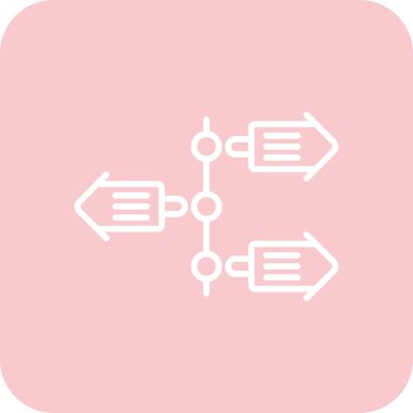 şebeke. Web simgesi basit illüstrasyon