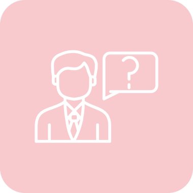 İnsan yüzünün ağ simgesi