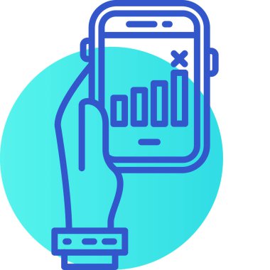 Telefon var. Basit resimleme