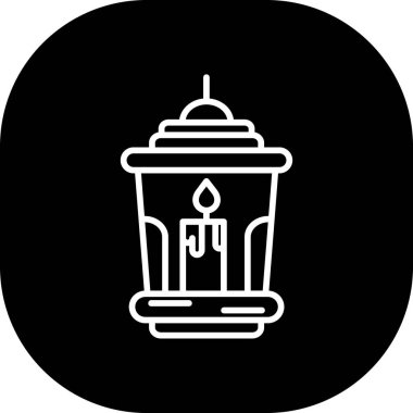 Benzersiz fener vektör simgesi
