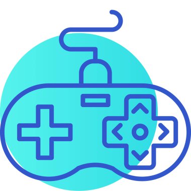 Oyun kontrolörü. Basit resimleme