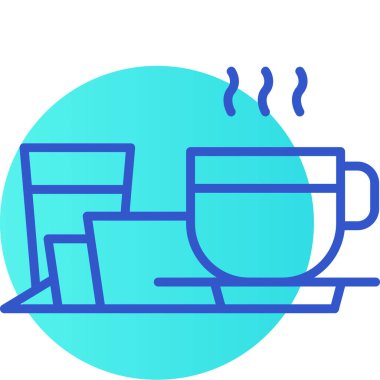 Çay simge vektör çizim