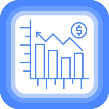 beyaz arkaplanda izole edilmiş modayı gösteren bar çizelgesi simgesi