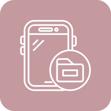 mobil simge vektör illüstrasyonu