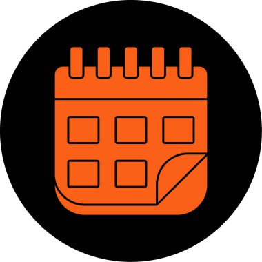 takvim simgesi vektör sembolü