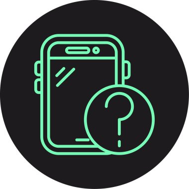 Vektör Mobil simge illüstrasyonu