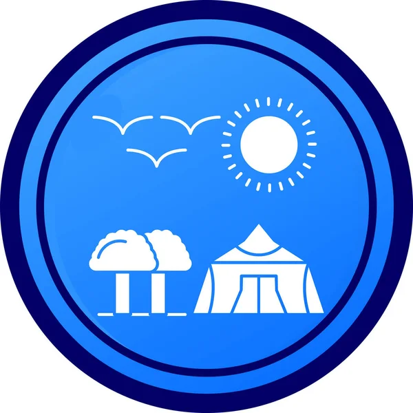 Çiftlik simgesinin vektör illüstrasyonu