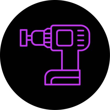 Modern oto tamir simgesinin vektör illüstrasyonu