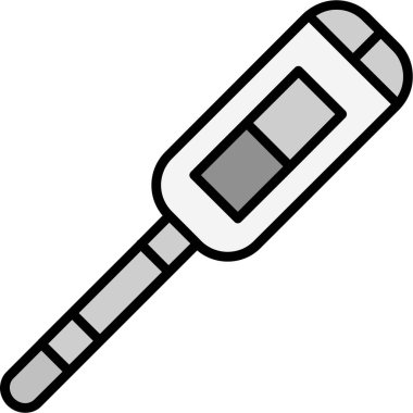 termometre simgesi vektör illüstrasyonu