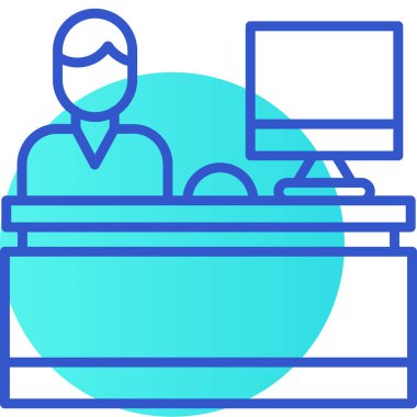 Seo simgesinin vektör illüstrasyonu