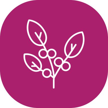 güzel kiraz kabartma vektör simgesi