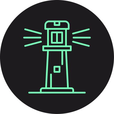 Projeniz için vektör fener simgesi