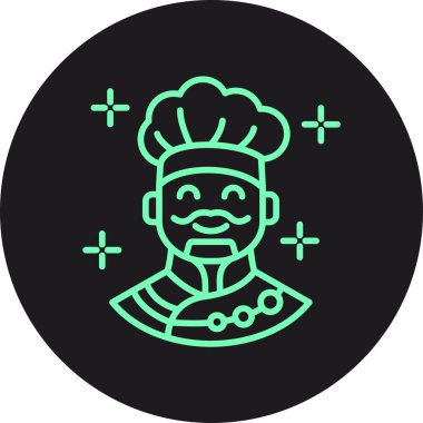 vektör şef çizimi