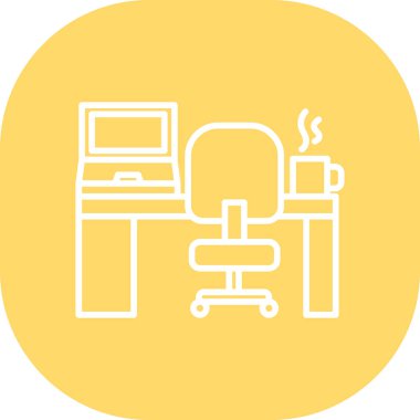 ofis koltuğu vektör simgesi kolayca değiştirebilir veya düzenleyebilir