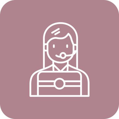 Maskeli ve akıllı telefonlu bir kadının vektör çizimi