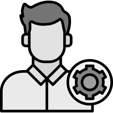 İş adamı. Basit tasarım