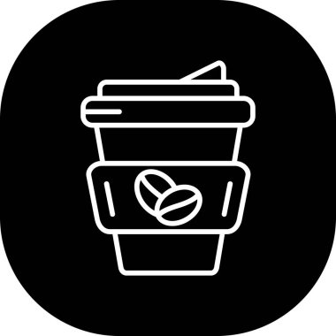 Vektör Kahve Simgesi illüstrasyonu