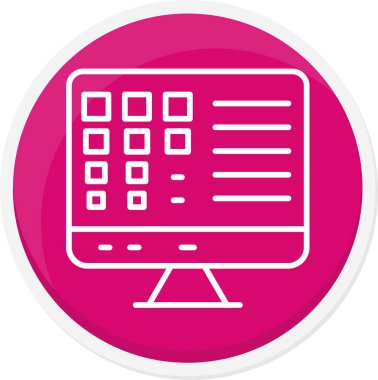 seo modern simgesinin vektör illüstrasyonu