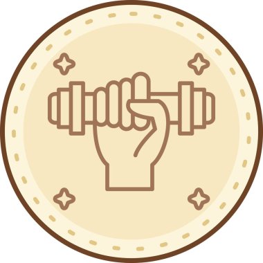 Bir simgenin vektör illüstrasyonu