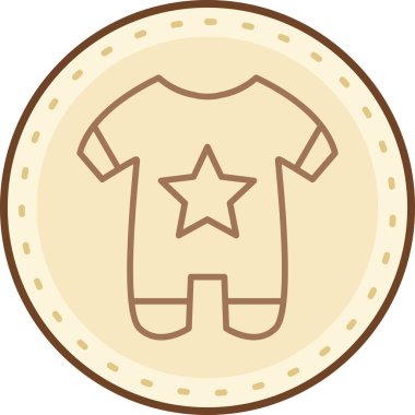 bebek partisi web simgesi basit illüstrasyon