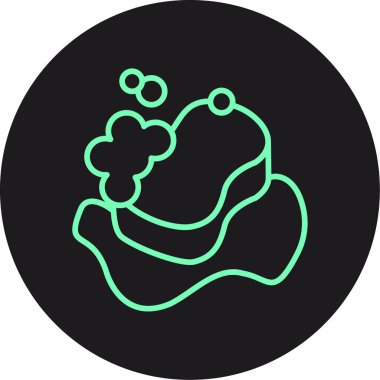 güzel bulut vektör simgesi