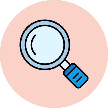 Arama simgesinin vektör illüstrasyonu