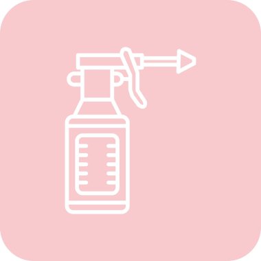 Sprey kutu simgesi, vektör, illüstrasyon