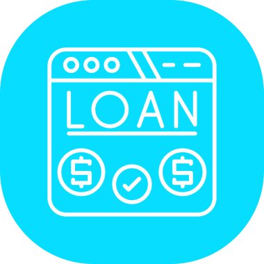 Moda Biçimli Kiralama Simgesi İzole Arkaplan