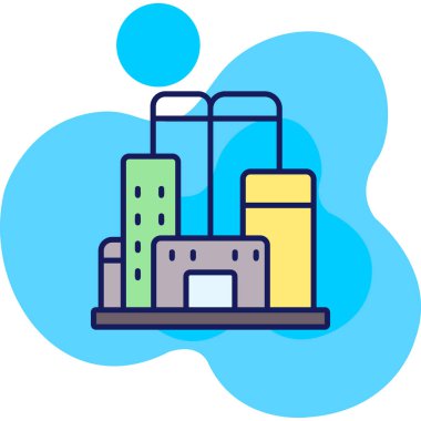 yapı şehir simgesi oluşturma - taslak biçimi