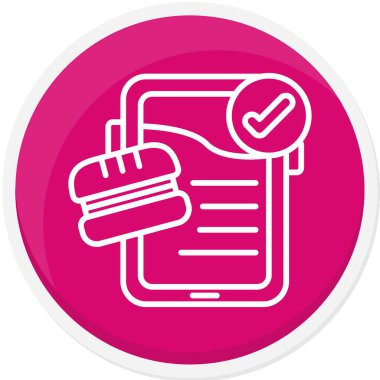 Belge simgesinin vektör illüstrasyonu