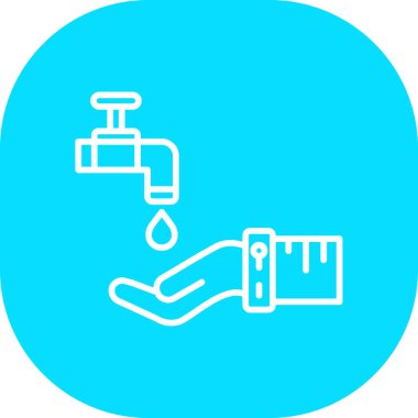 Musluğun vektör illüstrasyonu