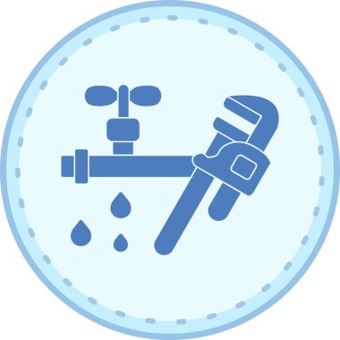 Modern oto tamir simgesinin vektör illüstrasyonu