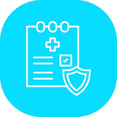 Belge simgesinin vektör illüstrasyonu