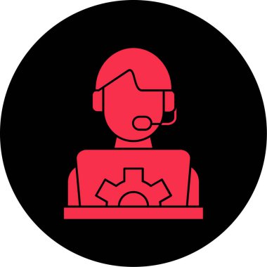 Seo simgesinin vektör illüstrasyonu