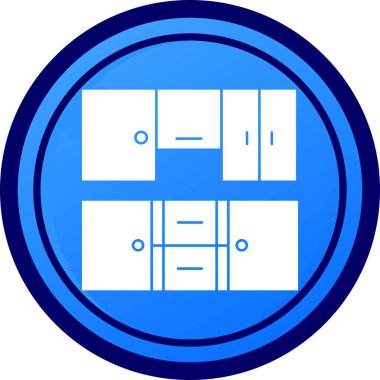 Eşsiz futbol alanı vektör simgesi