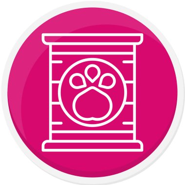 hayvan simgesi vektör illüstrasyonu