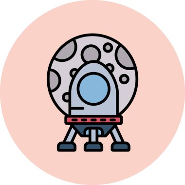 Robot simgesi. Vektör çizim