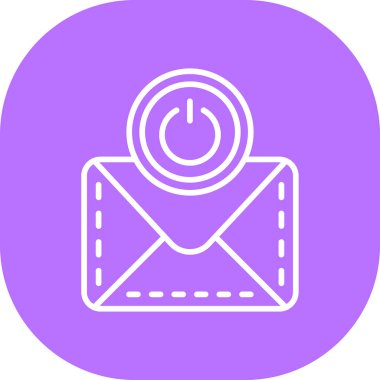 ileti ikonu vektör illüstrasyonu