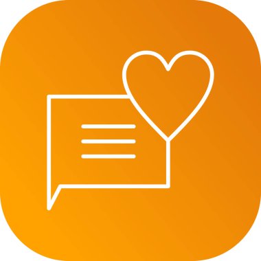 Sohbet baloncuğunun vektör çizimi