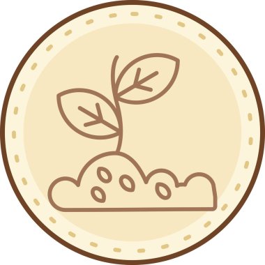 Sikke Simgesi vektör illüstrasyonu