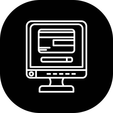 Web simgesi vektör illüstrasyonu