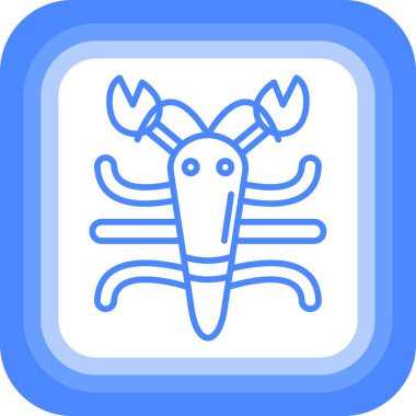 Şirin bir simgenin vektör illüstrasyonu