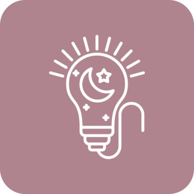 Ay simgesinin vektör illüstrasyonu