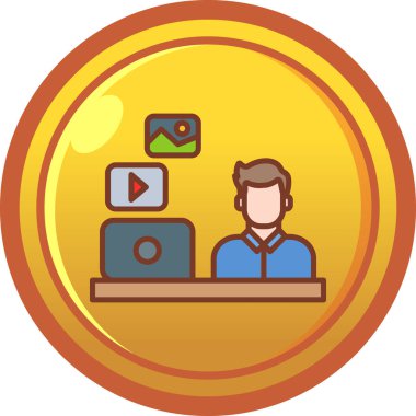 iş adamı vektör simgesi